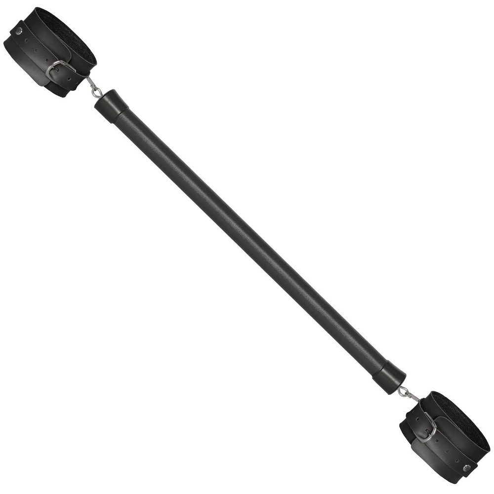 Tornozeleira Preta Com Separador 50cm Dominatrix