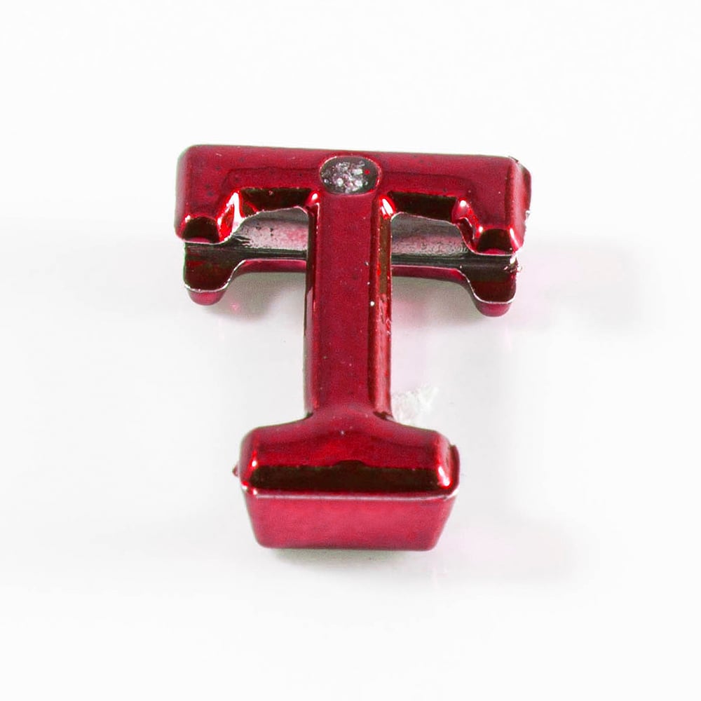 Letras Para Personalizar Em Plástico Abs Vermelha Hard