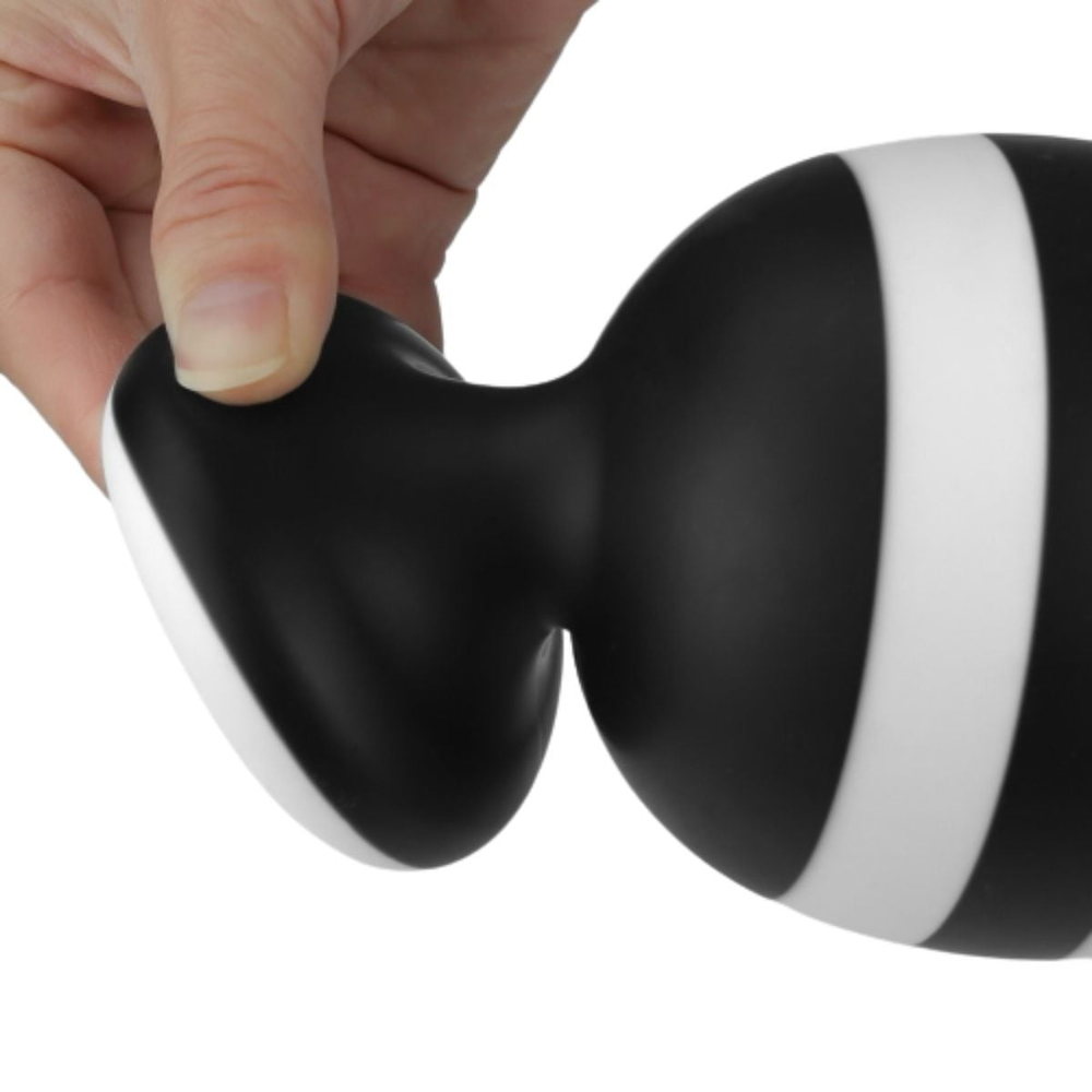 Plug Anal Com Listras 14 X 8,5cm Linha X-missioner Lovetoy