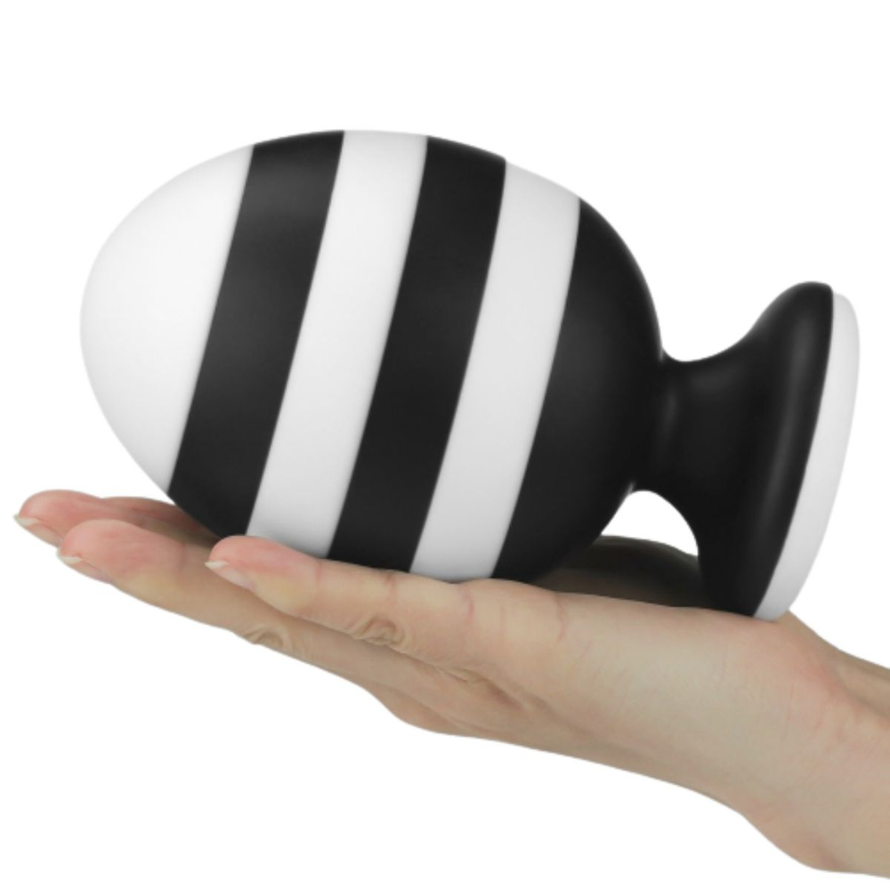 Plug Anal Com Listras 14 X 8,5cm Linha X-missioner Lovetoy