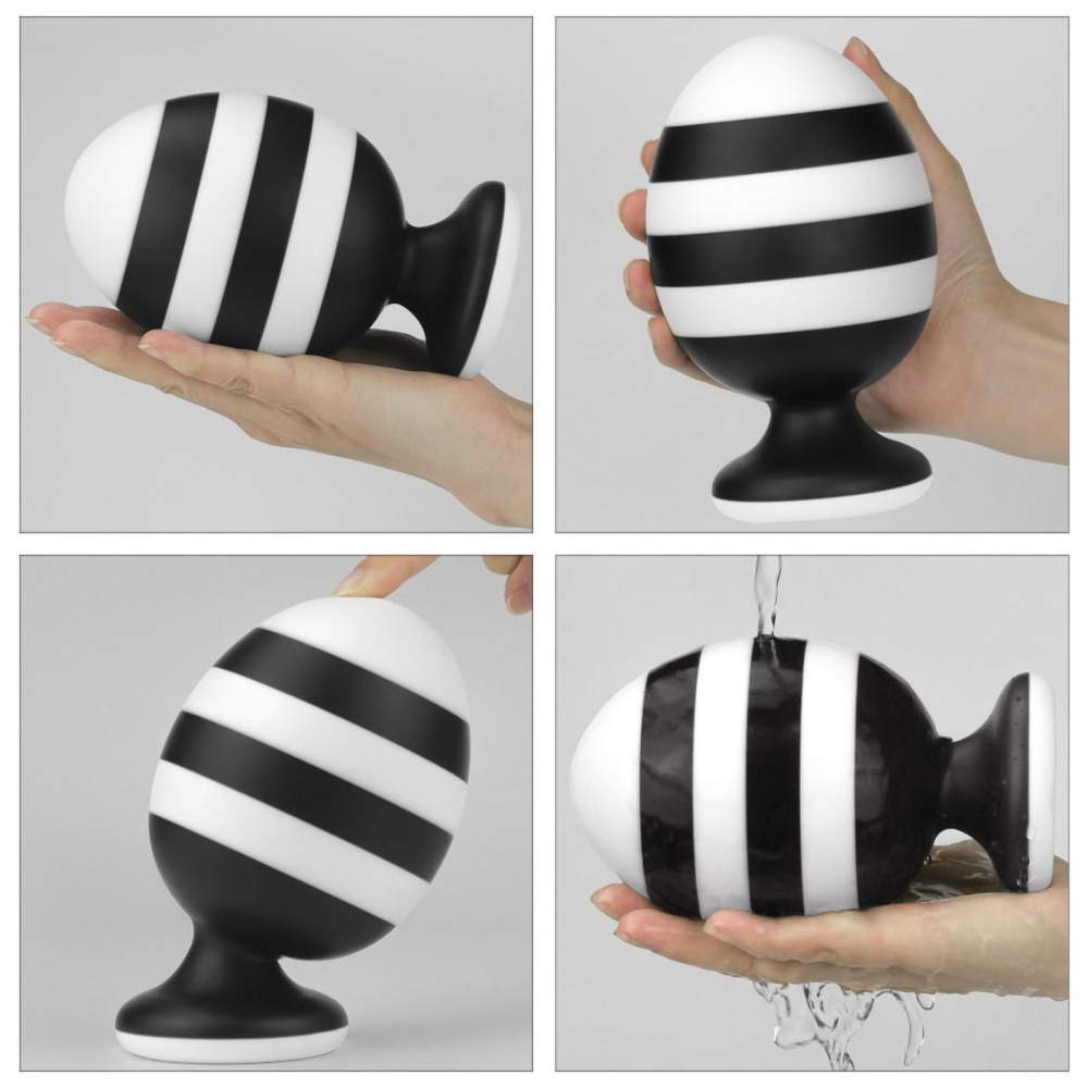 Plug Anal Com Listras 14 X 8,5cm Linha X-missioner Lovetoy