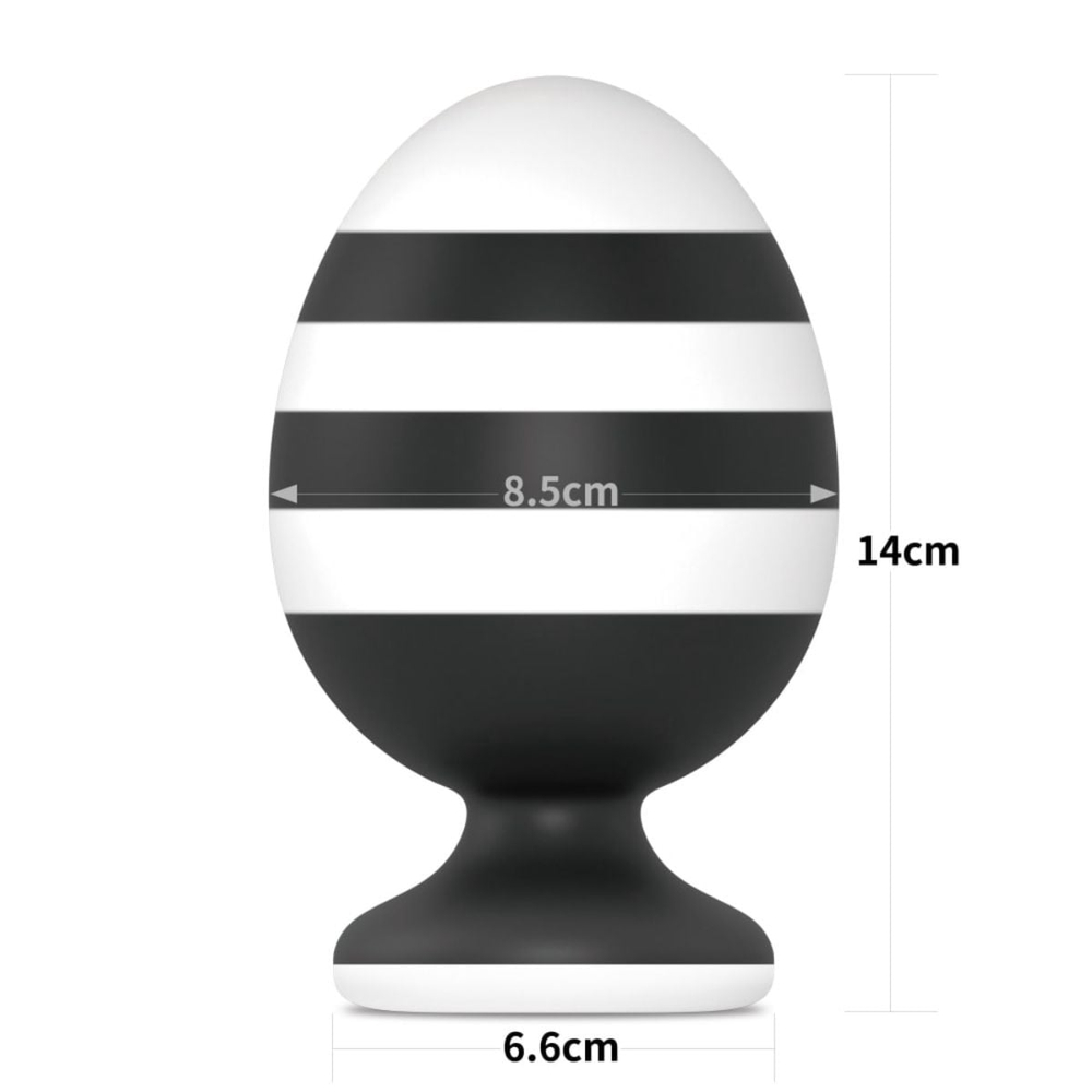 Plug Anal Com Listras 14 X 8,5cm Linha X-missioner Lovetoy