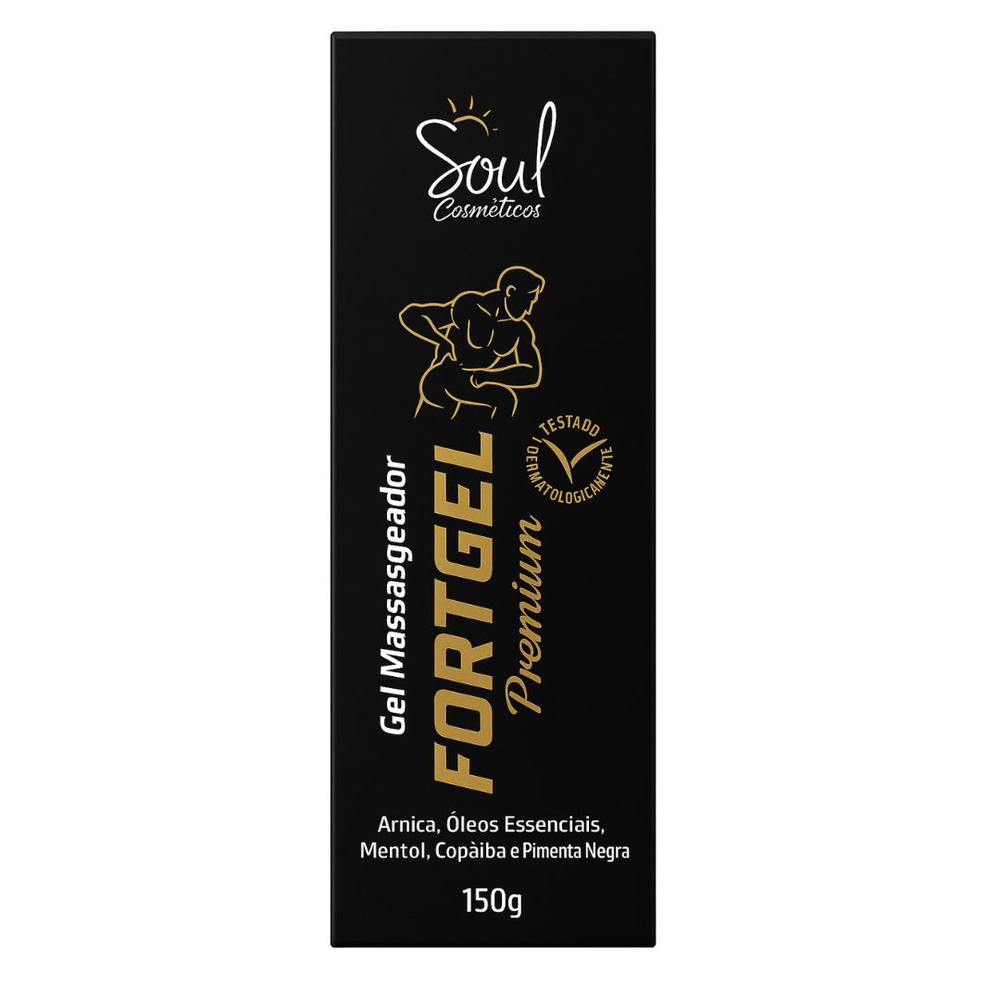 Fortgel Premium Gel Para Massagem 150g Soul Cosméticos