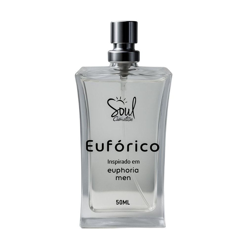Eufórico Colônia Masculina 50ml Soul Cosméticos 