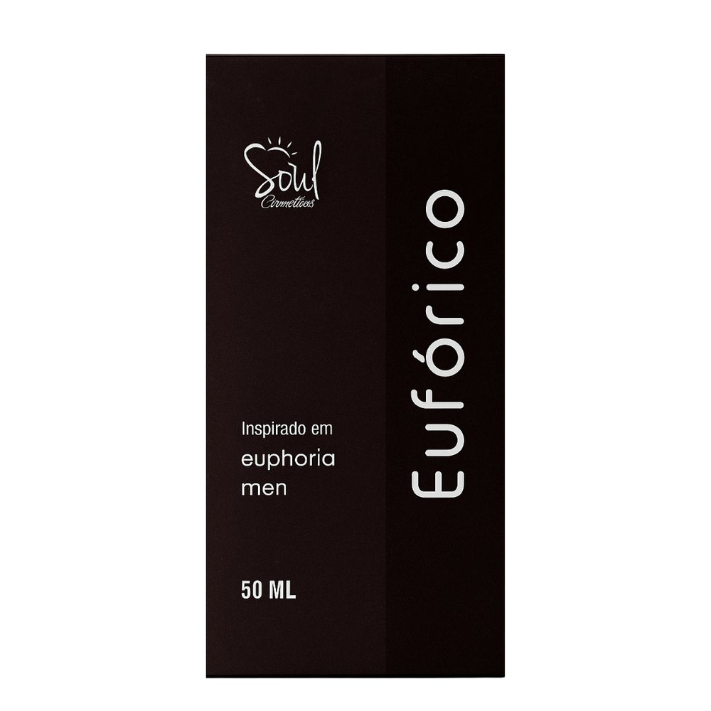 Eufórico Colônia Masculina 50ml Soul Cosméticos 
