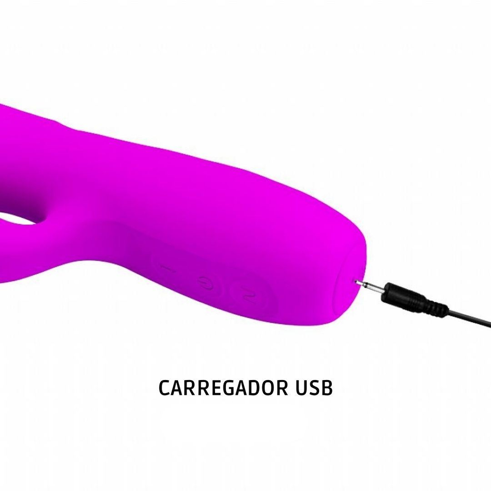 Vibrador Ponto G Melanie 12 Vibrações E 4 Função Sobe E Desce Pretty Love