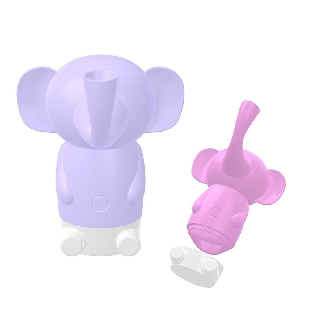 Vibrador Formato De Elefante Com 11 Modos De Pulsação E Língua Estimuladora