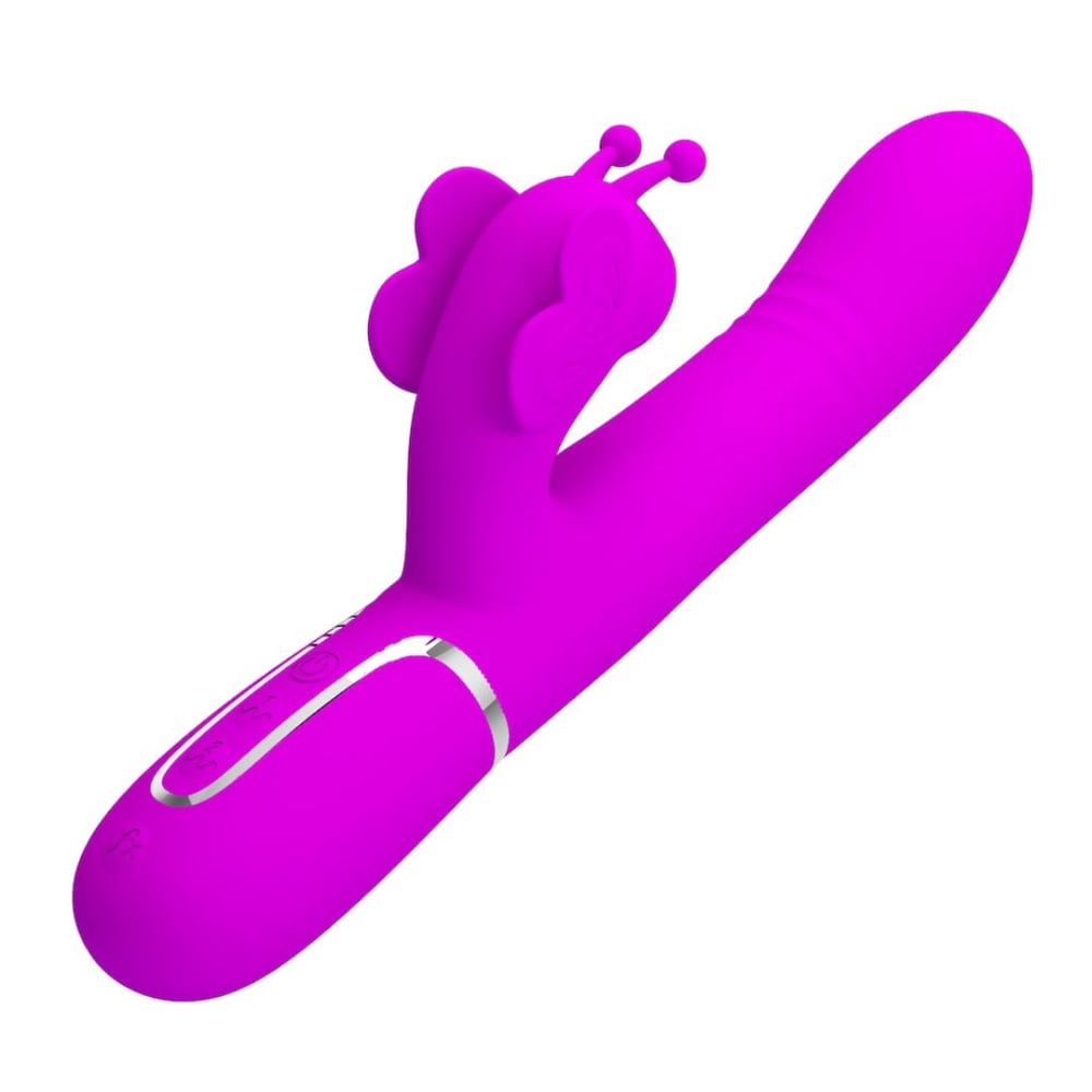 Vibrador Ponto G Ridgely 7 Vibrações Com Vai E Vem Pretty Love