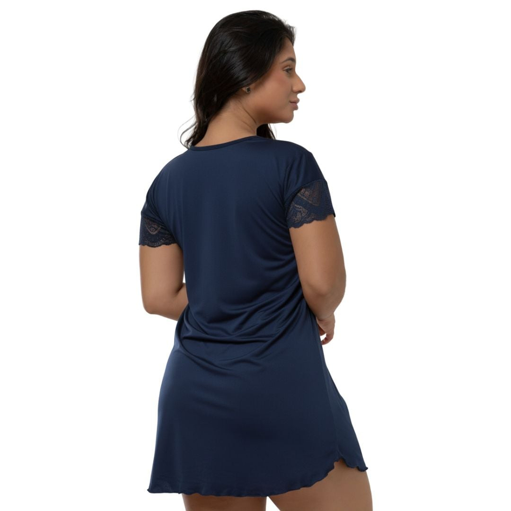 Camisola Confort Lisa Luíza Com Renda Patitex