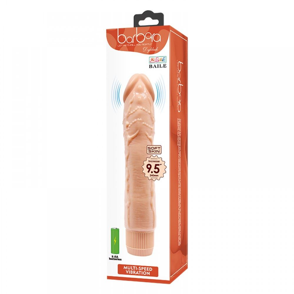 Prótese Realística Dybbuck Com Vibrador Interno 24 X 4,3cm Vibe Toys