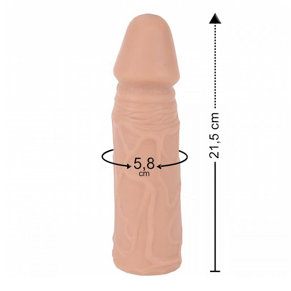 Prótese Maciça Gigante 21,5 X 5,8 Cm Ktoy