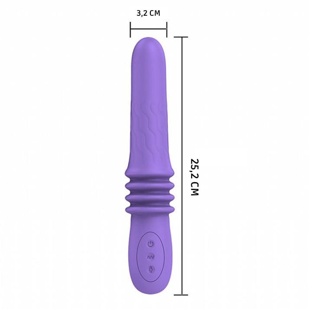 Vibrador Vai E Vem 12 Modos De Vibrações Susie Pretty Love