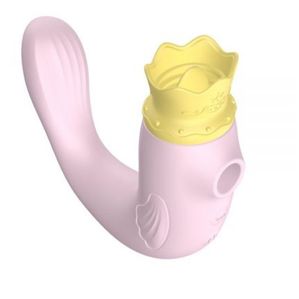Vibrador The King Com 10 Vibrações Língua E Sucção Vibe Toys