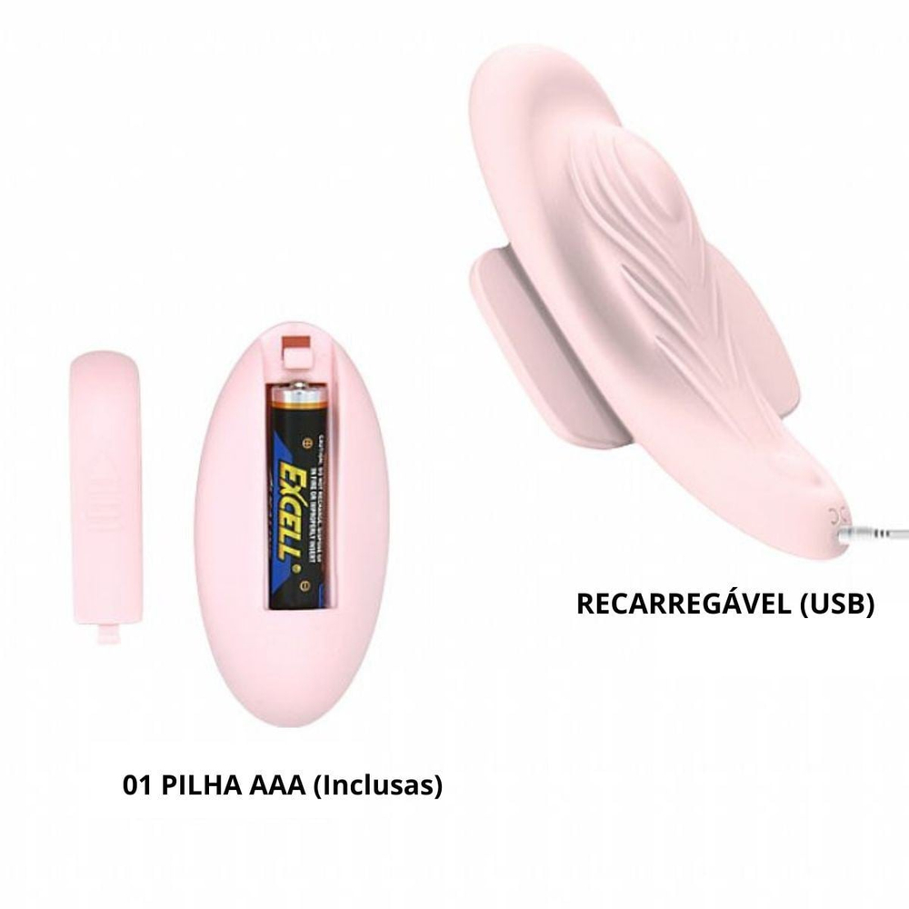 Calcinha Vibratória Fairy Boat 12 Vibrações Com Controle Wireless Pretty Love