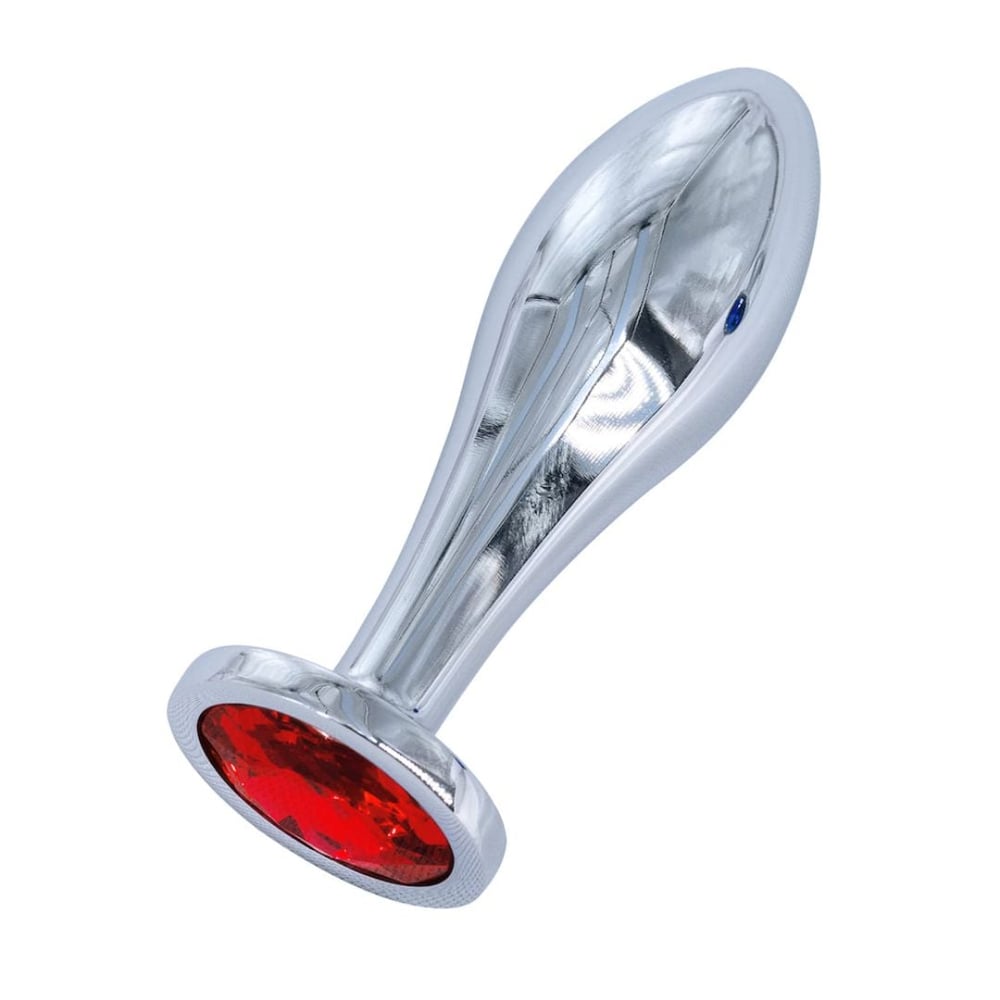 Plug Anal De Luxo Em Aço Tamanho M Com Pedra Vibe Toys