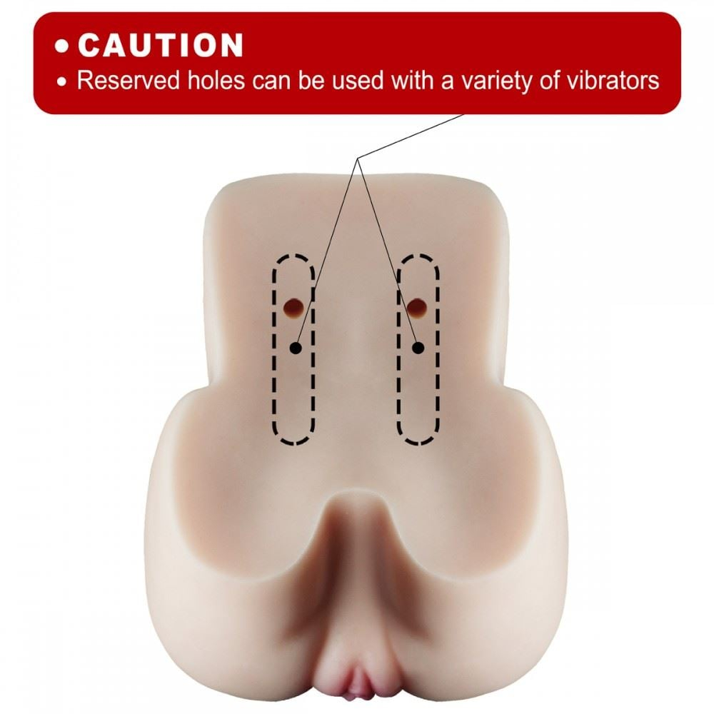 Masturbador Realista Com ânus Vagina E útero Penetráveis Crazy Lion