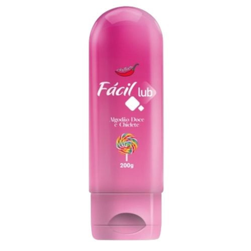 Fácil Lub Gel Lubrificante Beijável 200g Chillies