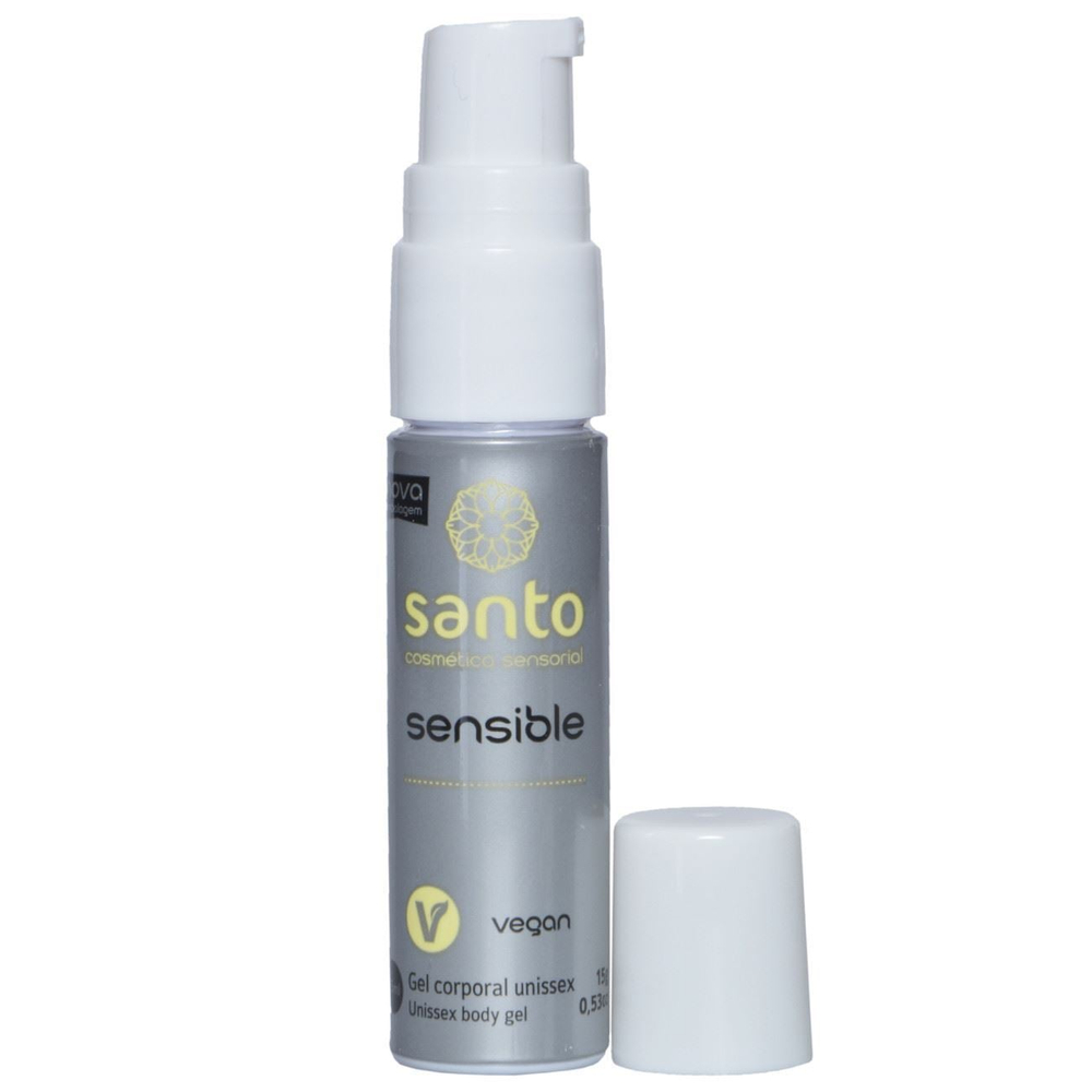 Sensible Gel Corporal Anestésico 15ml Santo Cosméticos