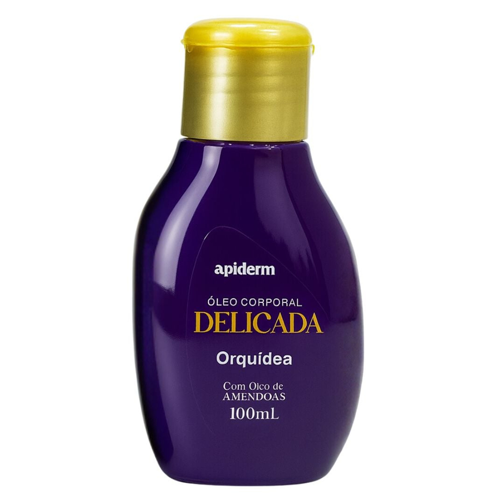 Delicada óleo Hidratante Corporal De Orquídea 100ml Apiderm
