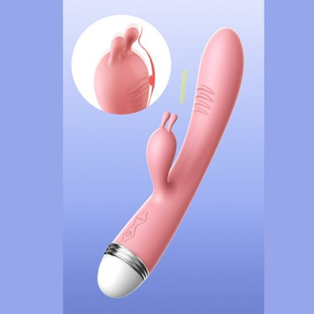 Vibrador Ponto G Com Estimulador Clitoriano Slug 10 Vibrações Vibe Toys