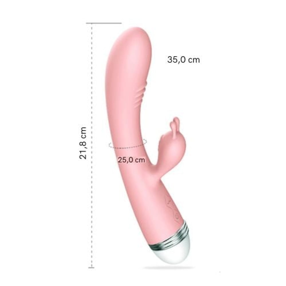 Vibrador Ponto G Com Estimulador Clitoriano Slug 10 Vibrações Vibe Toys