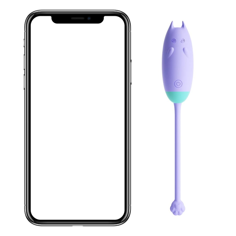 Estimulador Meow Ponto G E Clitóris Com Aplicativo Vibe Toys