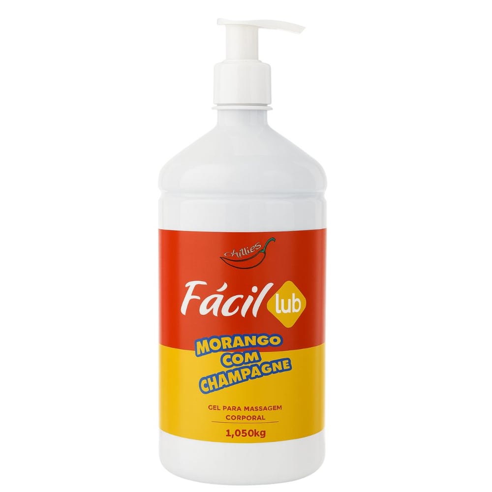 Fácil Lub Gel Lubrificante Beijável 1,050kg Chillies