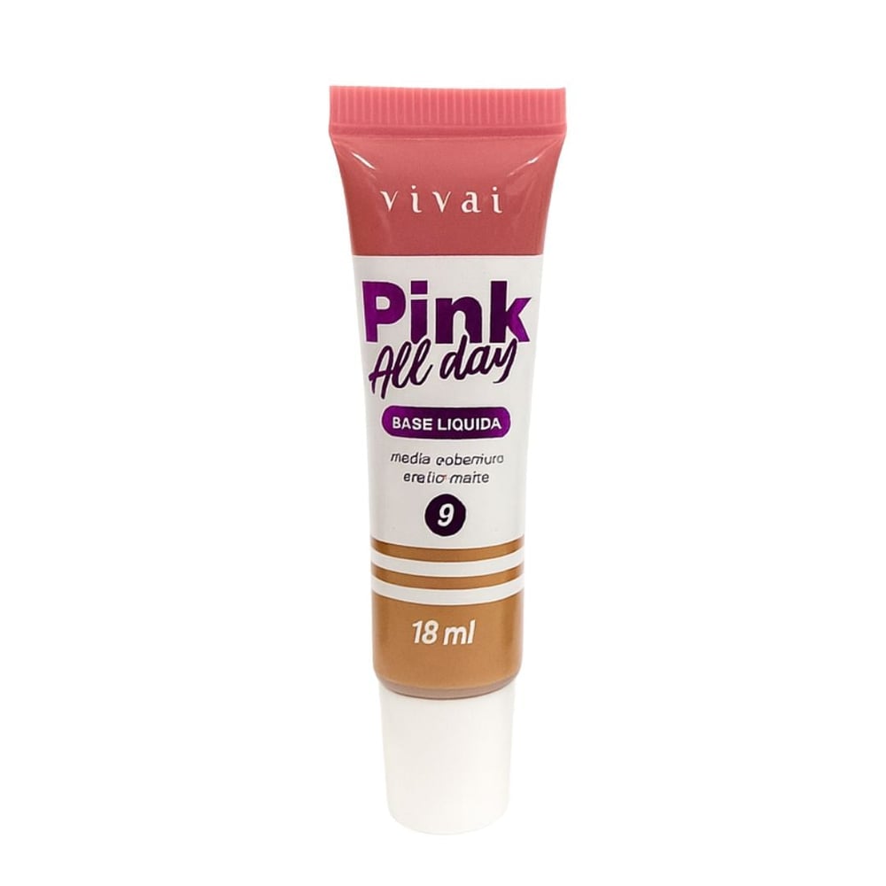 Base Líquida Pink All Day Cores 2.0 Vivai