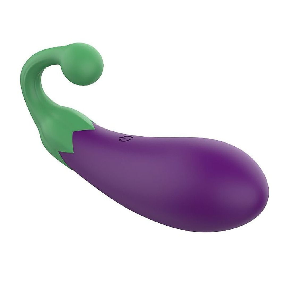 Beringela Vibrador Silicone 9 Vibrações Via Aplicativo Vibe Toys
