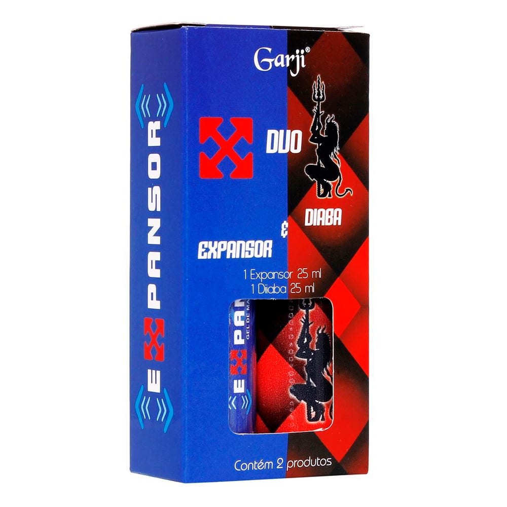 Duo Expansor E Diaba Gel Para Massagem 25ml Garji