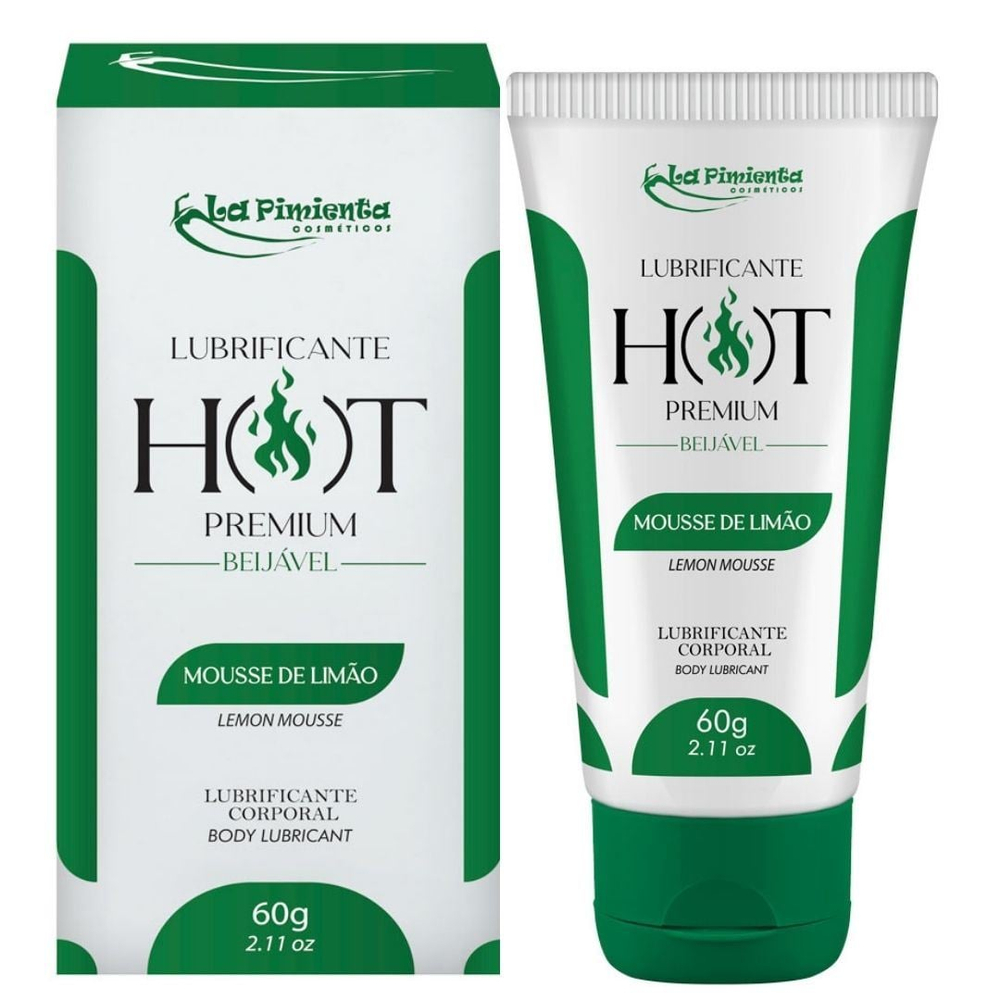  Lubrificante Hot Premium Corporal Beijável 60g La Pimienta