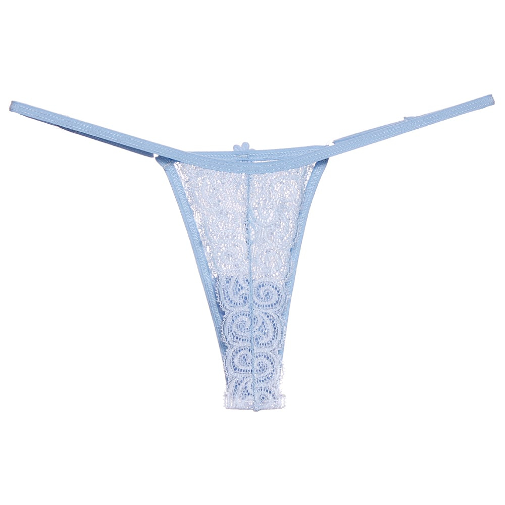 Calcinha Fio Dental Em Renda Com Regulagem Lateral Mil Toques