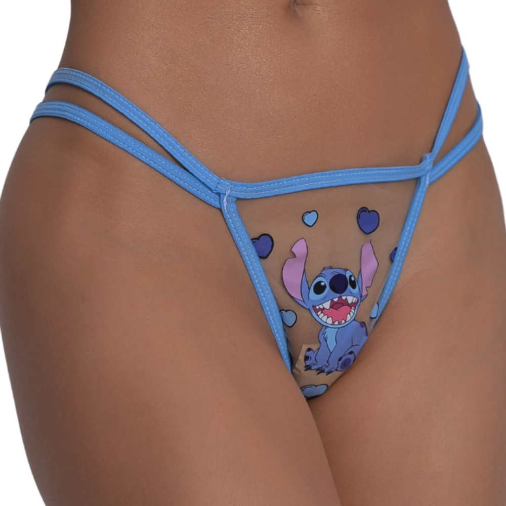 Calcinha Em Tule Stitch Pimenta Sexy