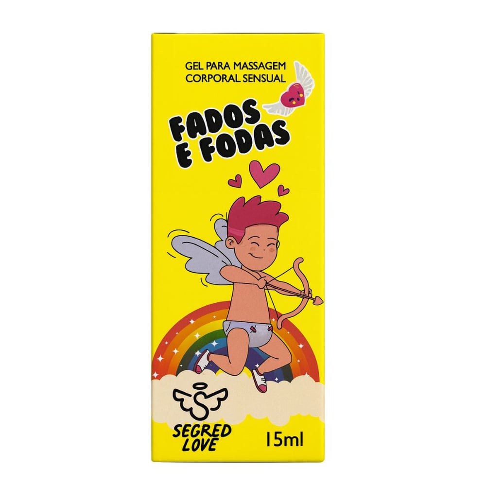Fados E Fodas Gel Para Massagem Corporal Sensual 15ml Segred Love