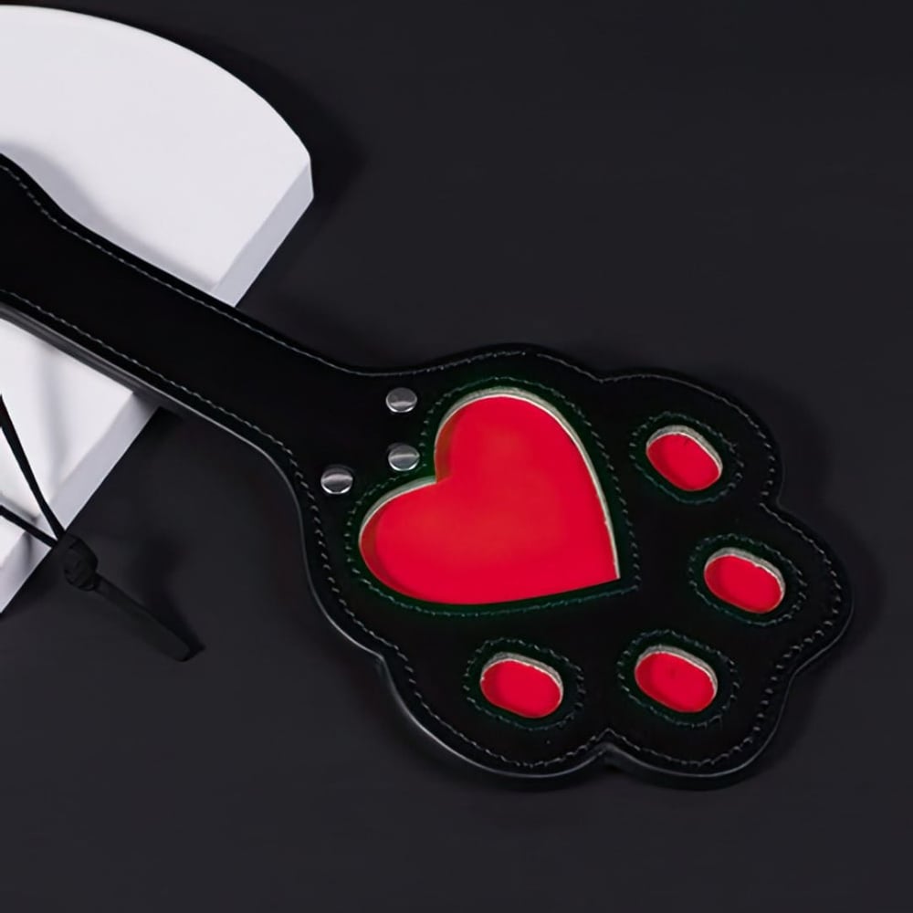 Palmatória Em Couro Com Formato De Pata De Gato Vibe Toys