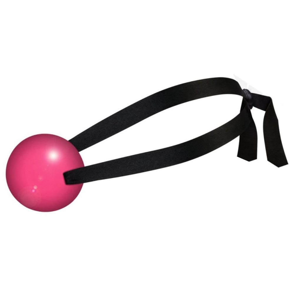 Mordaça Bola Com Fita De Cetim La Pimienta