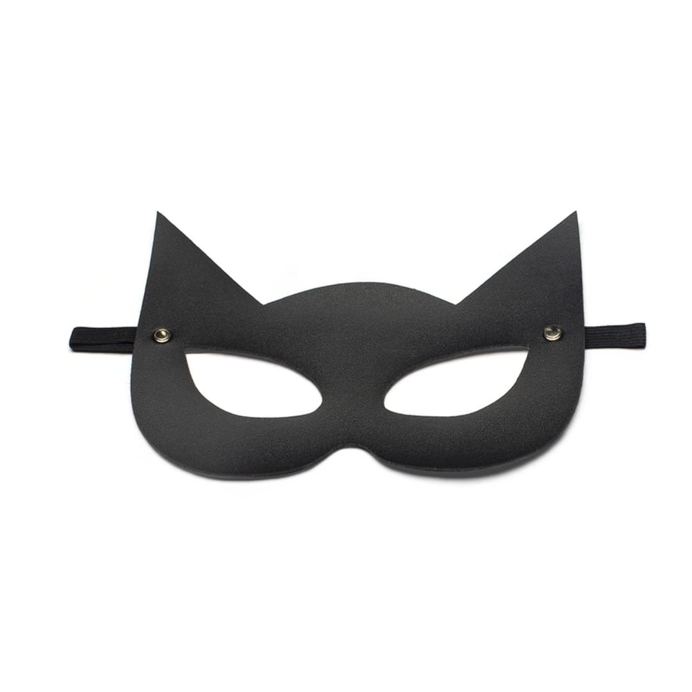 Kit Mulher Gato Com Chicote E Máscara Sexy Fantasy