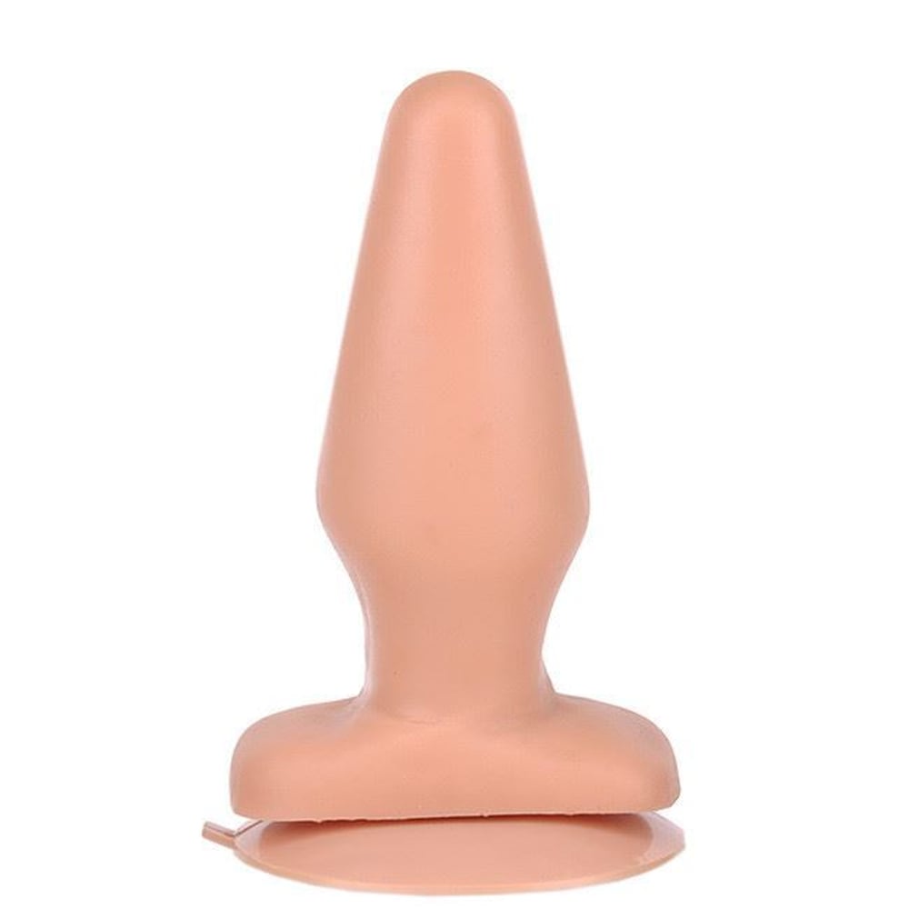 Plug Anal Flamie Com Ventosa 13,5x4 Cm Ktoy