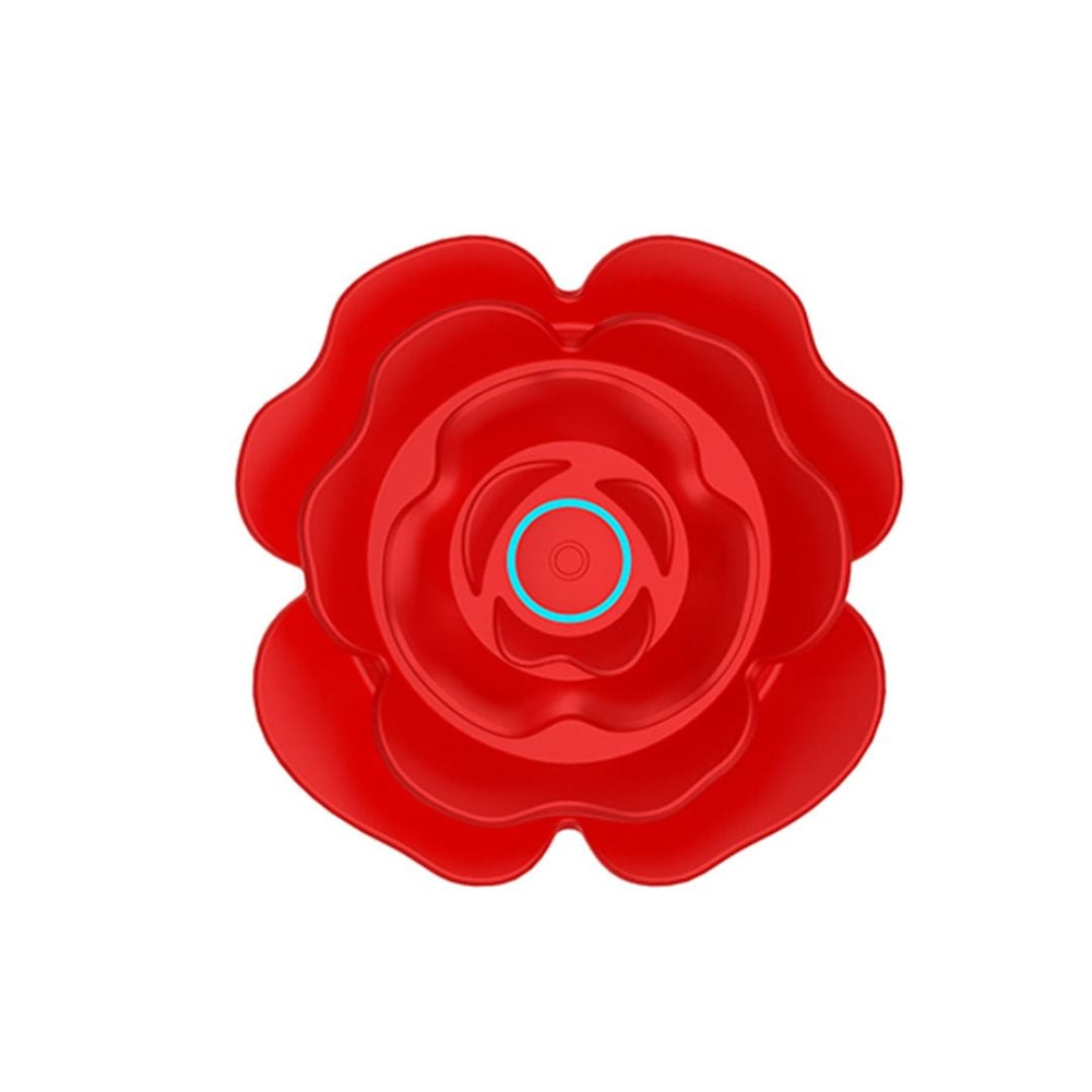 Plug Anal Escalonado Flower Em Silicone 10 Modos De Vibração E Rotação