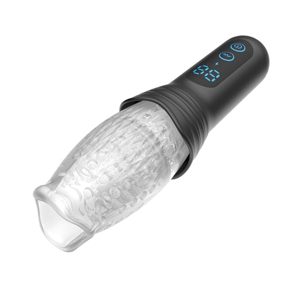 Masturbador Lanterna 9 Modos De Vai E Vem Rotação E Vibração