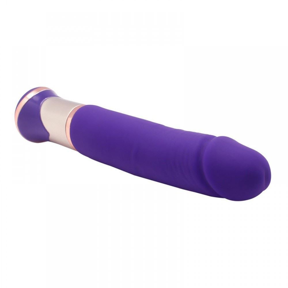 Vibrador Formato Pênis Recarregável Com Veias E Glande 10 Modos De Vibração Greedy Dong