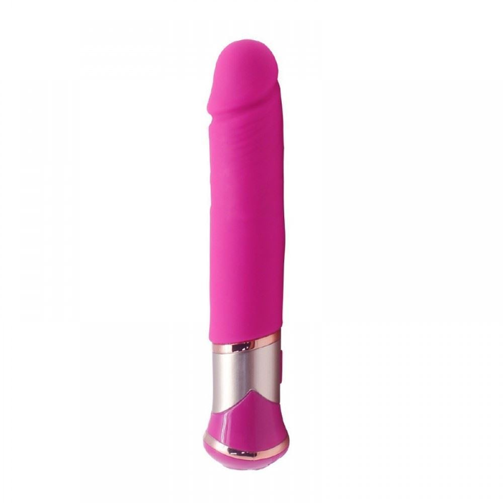Vibrador Formato Pênis Recarregável Com Veias E Glande 10 Modos De Vibração Greedy Dong