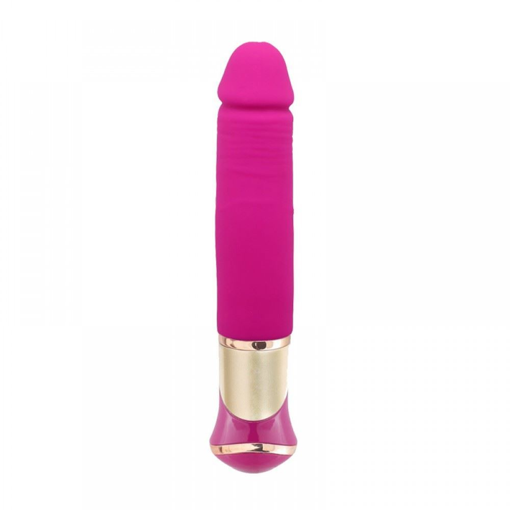 Vibrador Formato Pênis Recarregável Com Veias E Glande 10 Modos De Vibração Greedy Dong