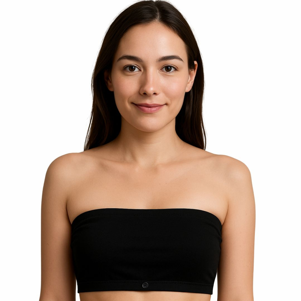 Sutiã Estilo Faixa Liso Com Bojo Econfort