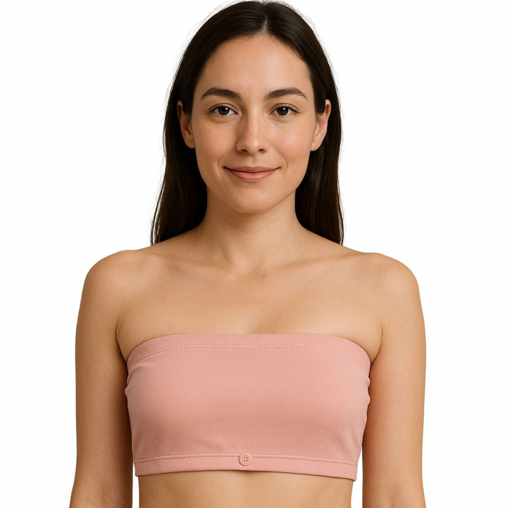 Sutiã Estilo Faixa Liso Com Bojo Econfort