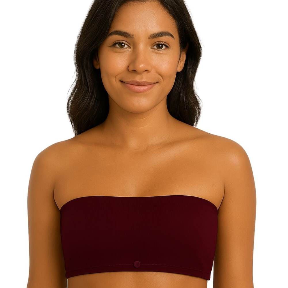 Sutiã Estilo Faixa Liso Com Bojo Econfort