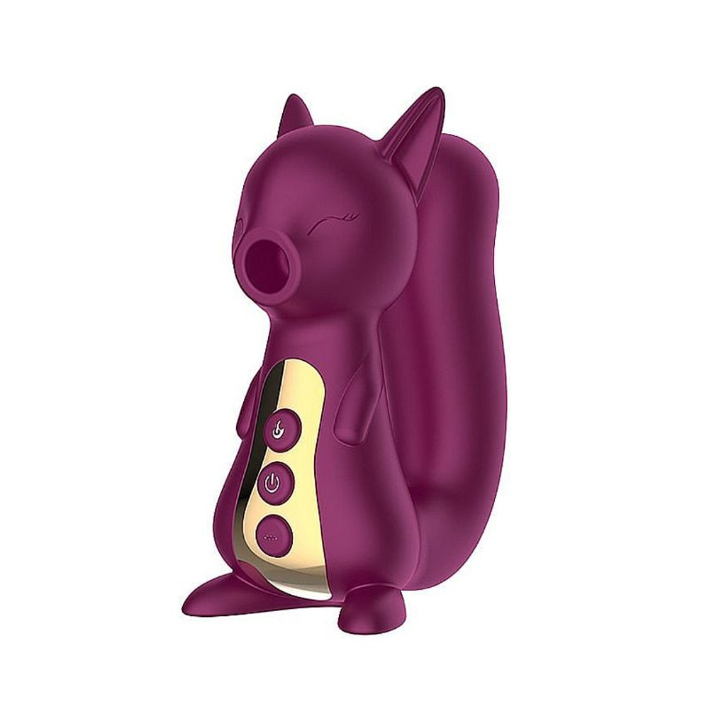 Vibrador Em Silicone Com Pulsação Formato Esquilo Flame Vibe Toys