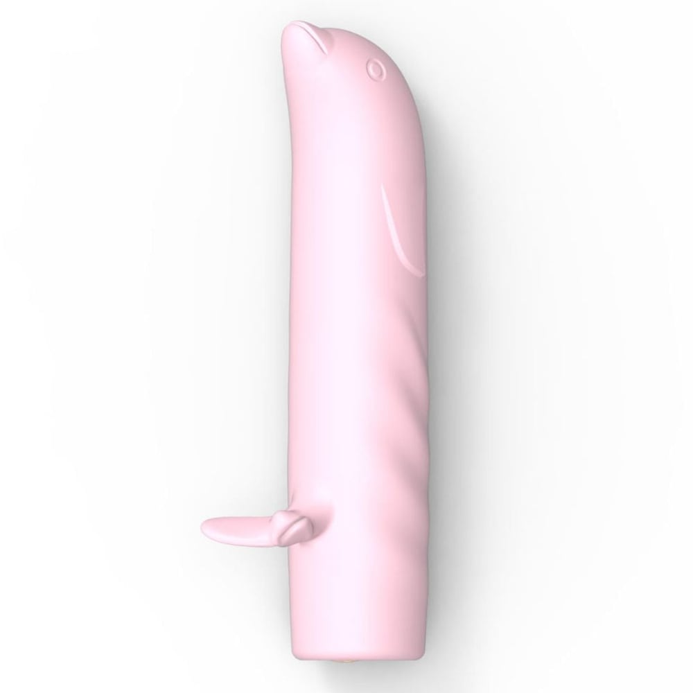 Vibrador Ponto G Golfinho Recarregável 10 Modos De Vibração