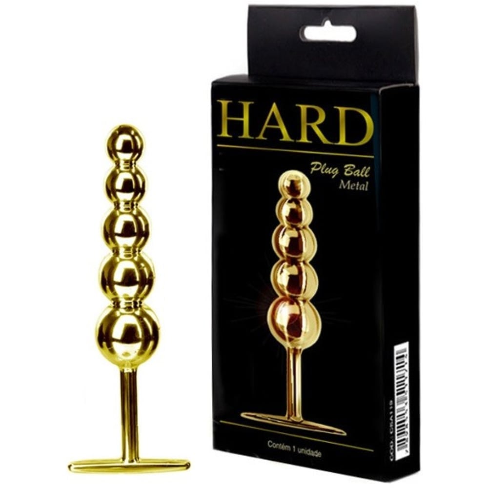 Plug Ball 5 Esferas Em Metal Hard
