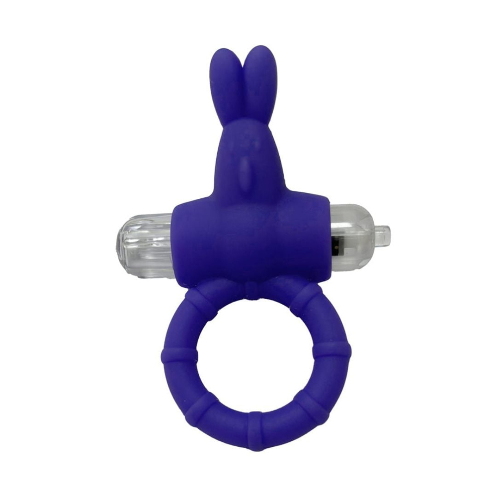 Anel Peniano Rabbit Em Silicone Flexível Com Vibração Vibe Toys